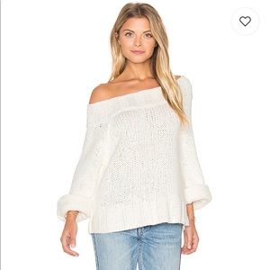 Free People Beachy Slouchy Sweater (Ivory)